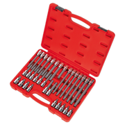 Sealey Premier Ribe Socket Bit Set 1/2"Sq Drive 32 Piece
