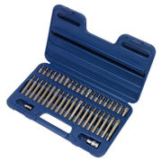 Sealey Premier TRX-Star Hex Spline Bit Set 42 Piece 3/8" & 1/2" Drive
