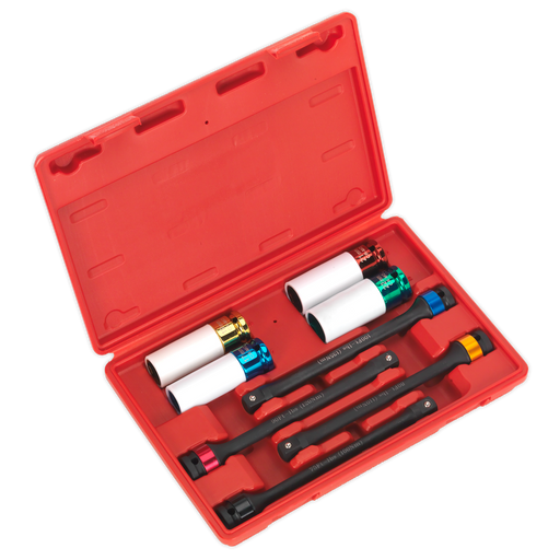 Sealey Torque Stick & Impact Socket Set 1/2" Drive 8 Piece