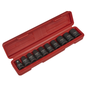 Sealey Premier Impact Socket Set 1/2" Drive 10 Piece AK2301