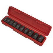 Sealey Premier Impact Socket Set 1/2" Drive 10 Piece AK2301