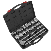 Sealey Premier Socket Set 26 Piece 3/4" Drive Metric/Imperial AK2582