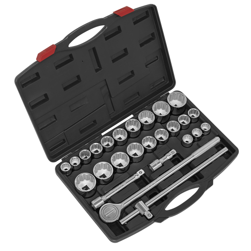 Sealey Premier Socket Set 26 Piece 3/4" Drive Metric/Imperial AK2582