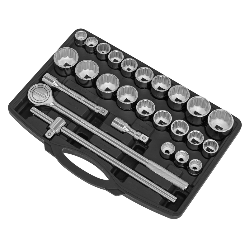 Sealey Premier Socket Set 26 Piece 3/4" Drive Metric/Imperial AK2582