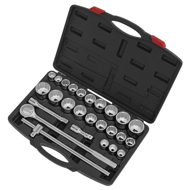 Sealey Premier Socket Set 26 Piece 3/4" Drive Metric/Imperial AK2582