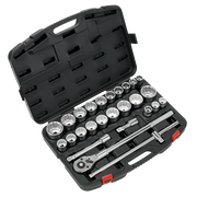 Sealey Premier Socket Set 3/4" Sq Drive 26 Piece Chrome Vanadium