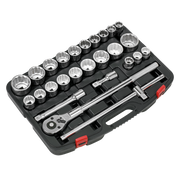 Sealey Premier Socket Set 3/4" Sq Drive 26 Piece Chrome Vanadium