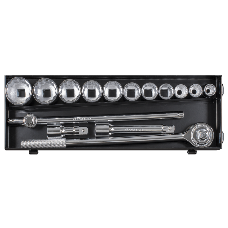 Sealey Premier Socket Set 3/4" Drive 15 Piece Carbon Steel AK2585