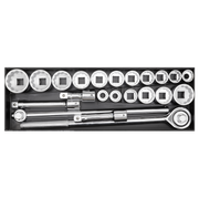 Sealey Premier Socket Set 3/4" Drive 22 Piece Chrome Vanadium