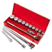Sealey Premier Socket Set 3/4" Sq Drive 17 Piece