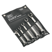 Sealey Premier Flare Nut Spanner Set 5 Piece - Chrome Vanadium Steel