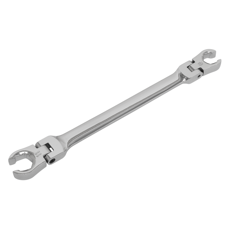 Sealey Premier Flexi-Head Flare Nut Spanner 10 x 11mm