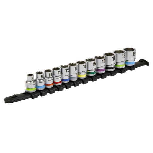 Sealey Premier Platinum Socket Set 3/8" Sq Drive 12 Piece