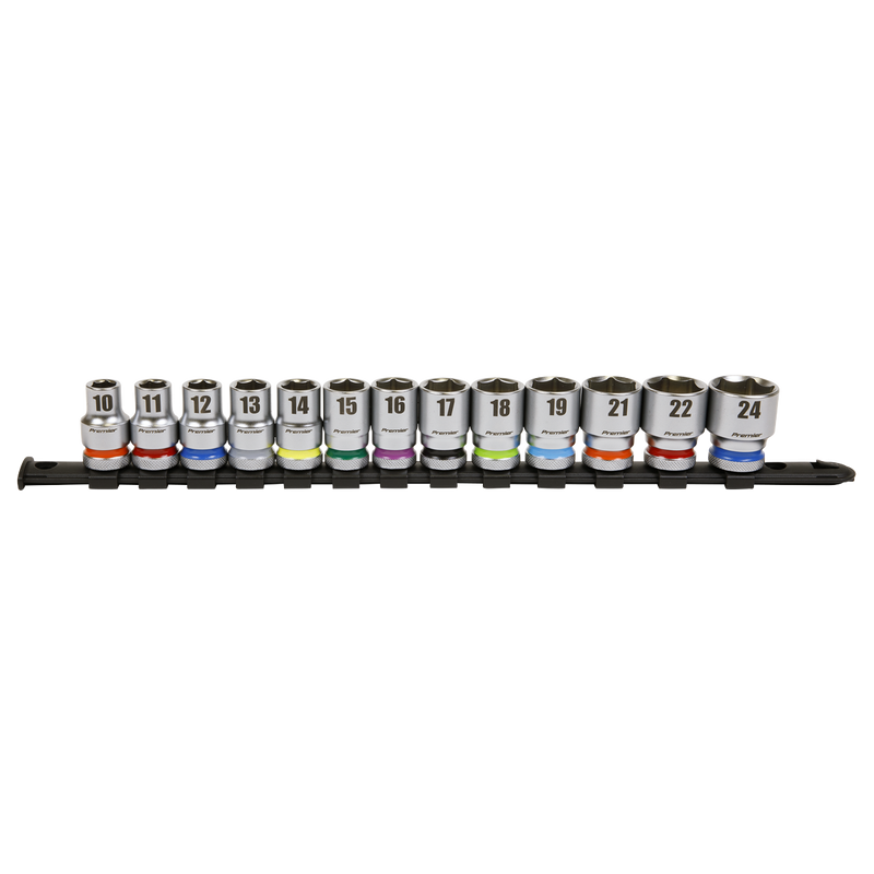 Sealey Premier Platinum Socket Set 1/2" Sq Drive 13 Piece