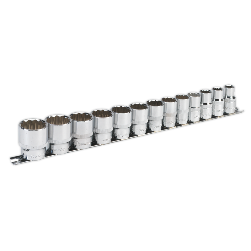 Sealey Premier Socket Set 1/2"Sq Drive 13 Piece AK2674