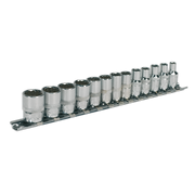 Sealey Premier Socket Set 1/4" Sq Drive 13 Piece Metric AK2680