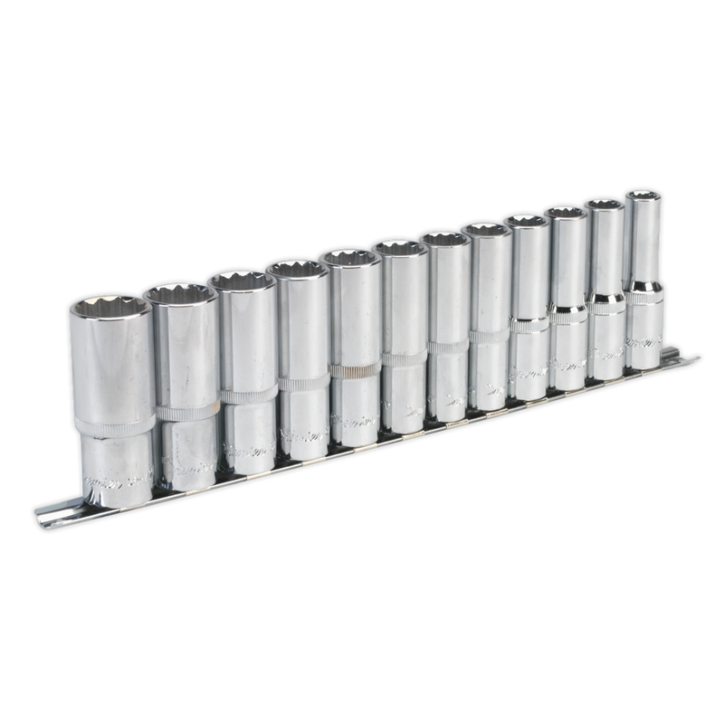 Sealey Premier Socket Set 12-Point 1/2" Drive 12 Piece