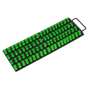 Sealey Premier Tool Storage Socket Rail Tray 440x150mm Hi-Vis Green