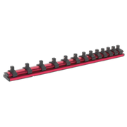 Sealey Premier Magnetic Socket Retaining Rail 305mm 1/4"Sq Drive