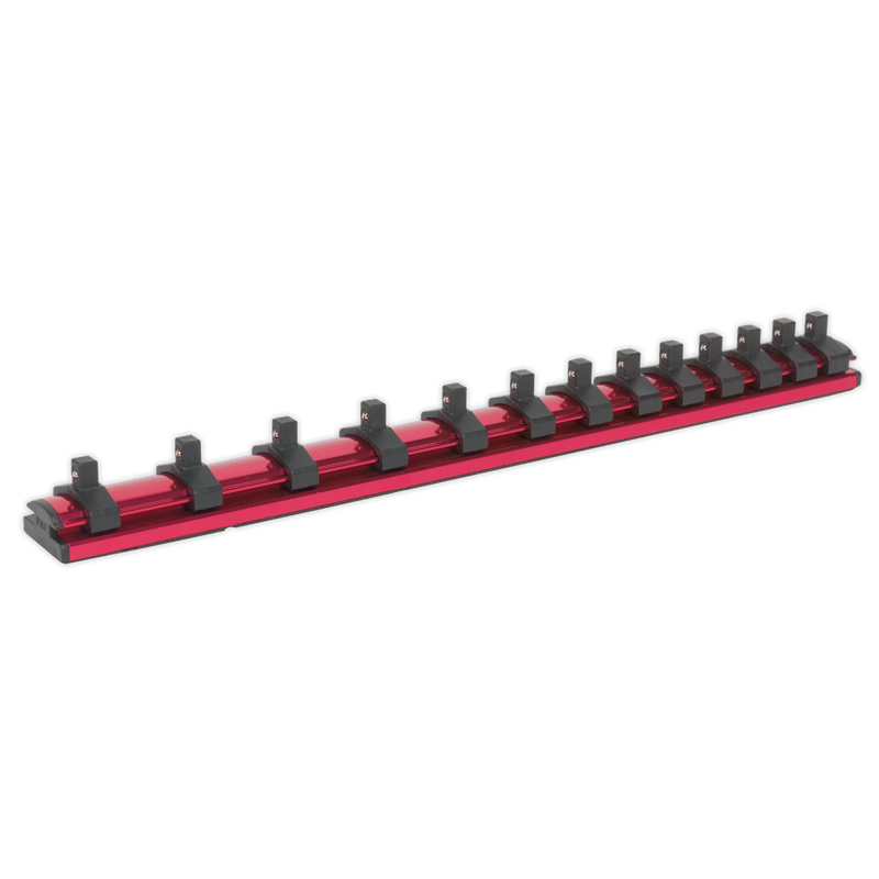 Sealey Premier Magnetic Socket Retaining Rail 305mm 1/4"Sq Drive