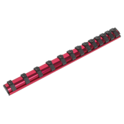 Sealey Premier Magnetic Socket Retaining Rail 305mm 1/4"Sq Drive