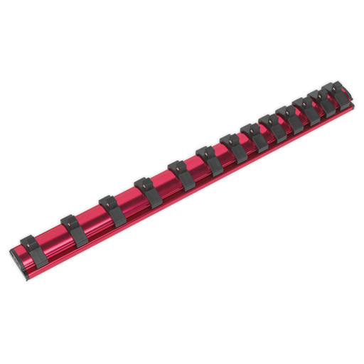 Sealey Premier Magnetic Socket Retaining Rail 305mm 1/4"Sq Drive