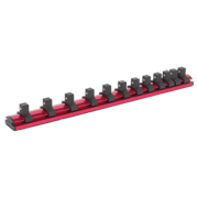 Sealey Premier Magnetic Socket Retaining Rail 305mm 3/8"Sq Drive