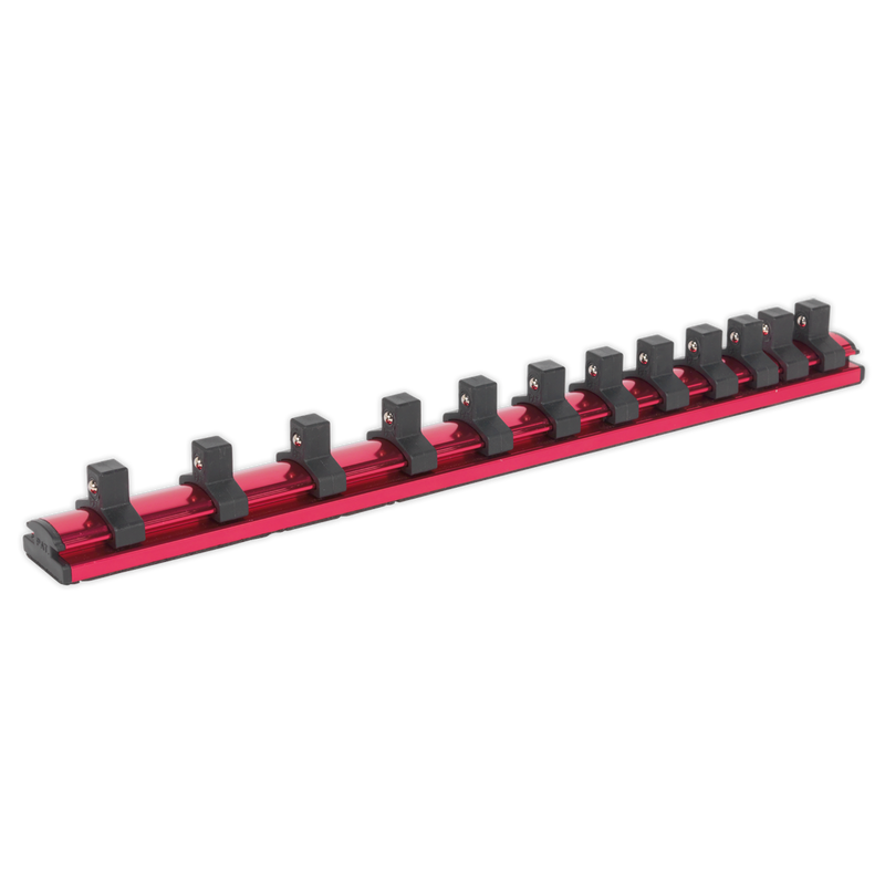 Sealey Premier Magnetic Socket Retaining Rail 305mm 3/8"Sq Drive