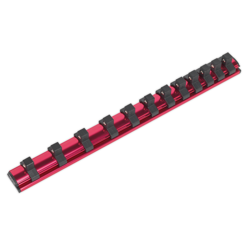 Sealey Premier Magnetic Socket Retaining Rail 305mm 3/8"Sq Drive