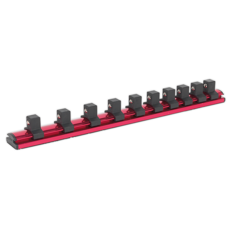 Sealey Premier Socket Retaining Rail Magnetic 1/2"Sq Drive 305mm