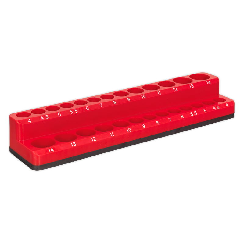 Sealey Premier 26 Socket Magnetic Holder 1/4" Drive Tool Storage