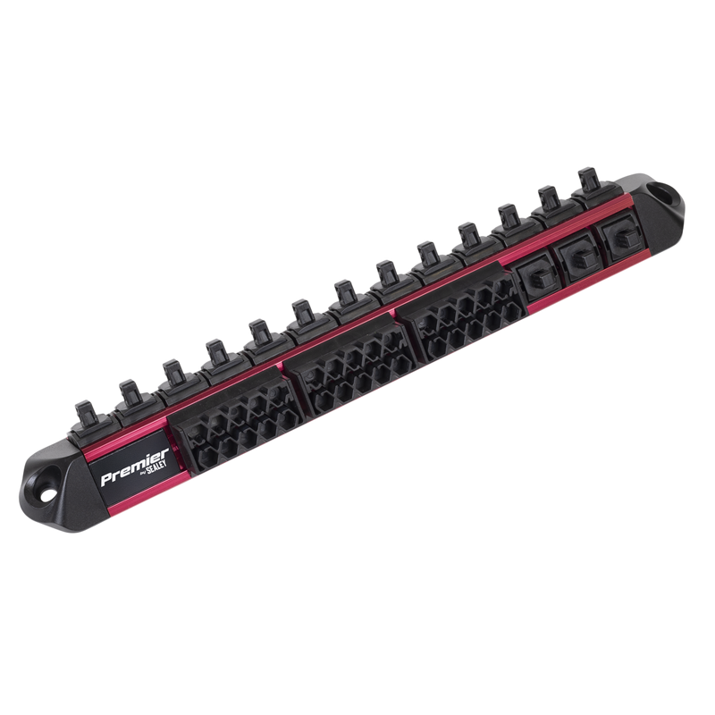 Sealey Premier Socket & Bit Retaining Rail 1/4"Sq Drive 260mm