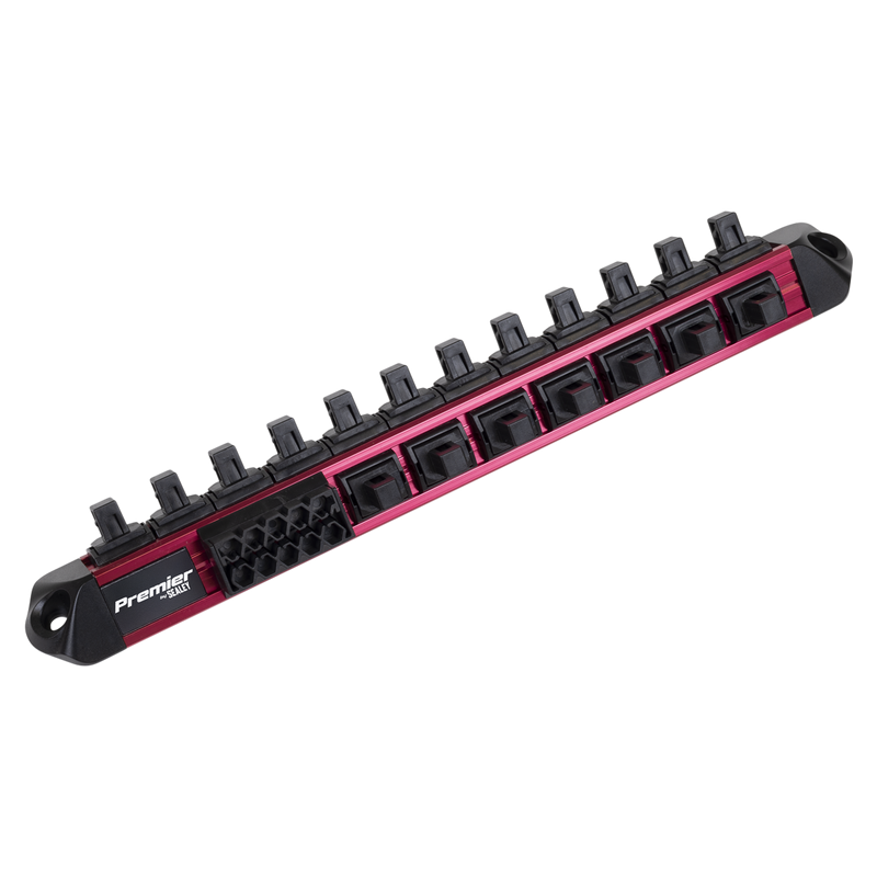 Sealey Premier Socket & Bit Retaining Rail 1/4"Sq Drive 260mm