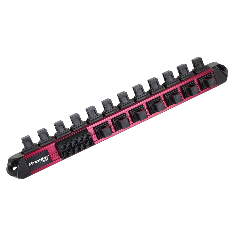 Sealey Premier Socket & Bit Retaining Rail 1/4"Sq Drive 260mm
