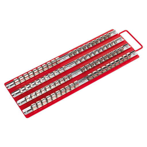 Sealey Premier Socket Rail Tray 1/4", 3/8" & 1/2"Sq Drive - 430x157mm