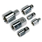Sealey Premier Socket Adaptor Set 6 Piece - Chrome Vanadium Steel AK2736