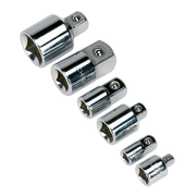 Sealey Premier Socket Adaptor Set 6 Piece - Chrome Vanadium Steel AK2736