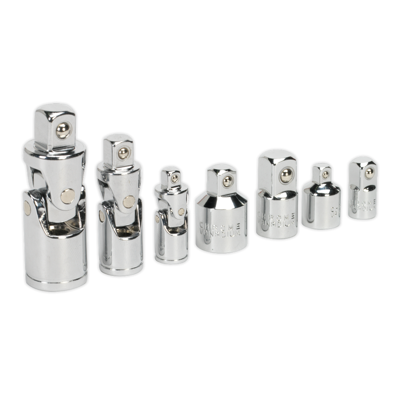 Sealey Premier Universal Joint & Socket Adaptor Set 7 Piece AK2737