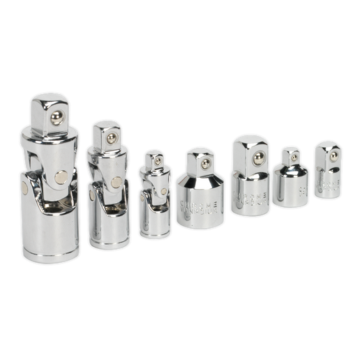 Sealey Premier Universal Joint & Socket Adaptor Set 7 Piece AK2737