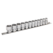 Sealey Premier Socket Set 3/8"Sq Drive 12 Piece - Metric Sizes
