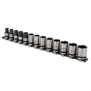 Sealey Premier Black Lock-On™ Socket Set 1/2"Sq Drive 13 Piece
