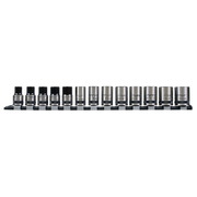 Sealey Premier Black Lock-On™ Socket Set 1/2"Sq Drive 13 Piece