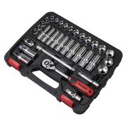 Sealey Premier Socket Set 3/8"Sq Drive 34 Piece
