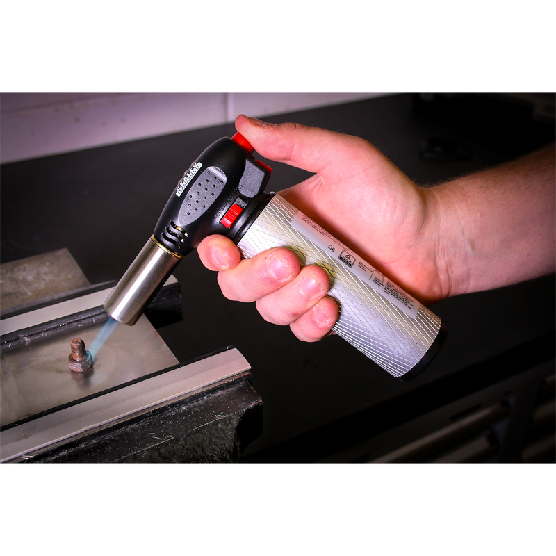 Sealey Premier Heavy-Duty Butane Soldering Torch AK2932 1300°C