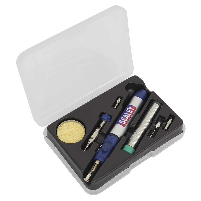 Sealey Premier Micro Butane Torch Kit 7 Piece - 0-1300°C Temperature Range
