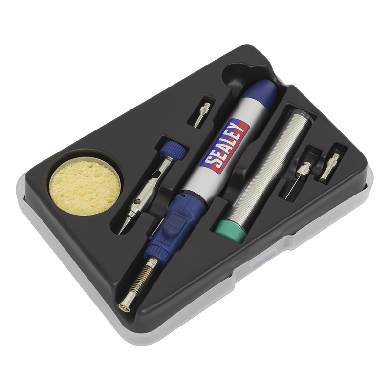 Sealey Premier Micro Butane Torch Kit 7 Piece - 0-1300°C Temperature Range