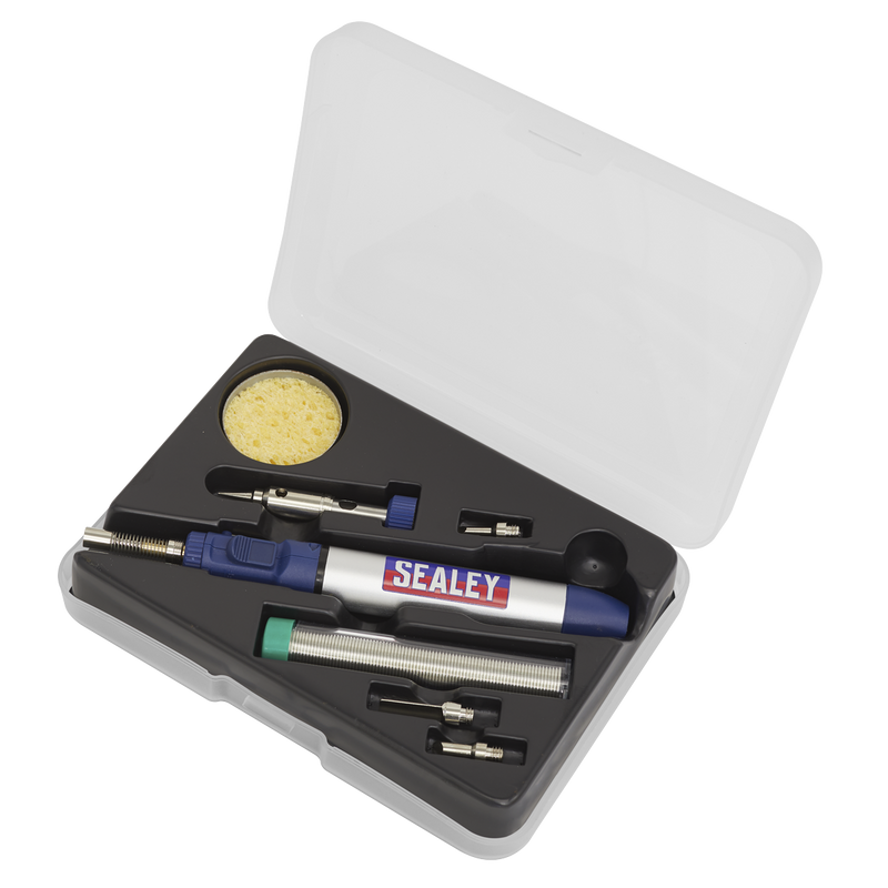 Sealey Premier Micro Butane Torch Kit 7 Piece - 0-1300°C Temperature Range