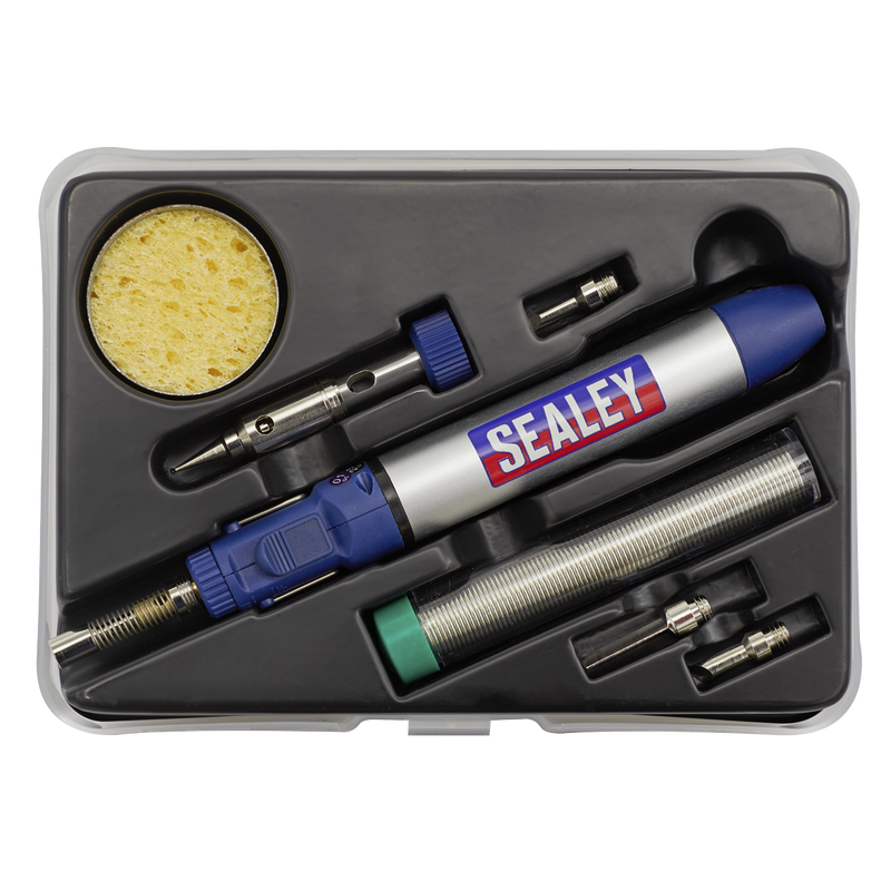 Sealey Premier Micro Butane Torch Kit 7 Piece - 0-1300°C Temperature Range