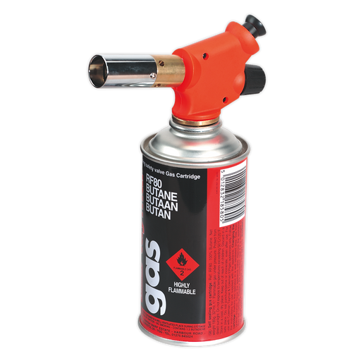 Sealey Premier Butane Soldering Torch AK2955 1750°C Adjustable Flame