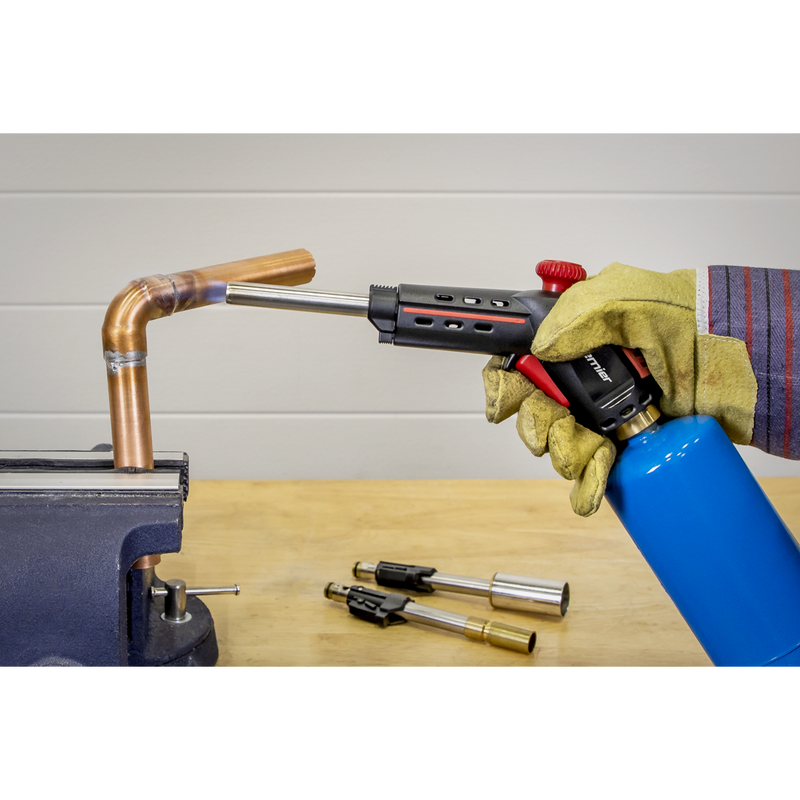Sealey Premier 3-In-1 Propane Torch Set AK2958 - Interchangeable Tips